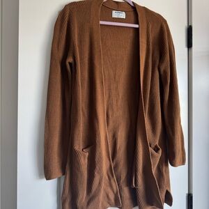 Old Navy Tan Open Front Cardigan